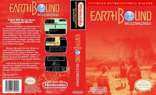 Earthbound nes spare game - earthbound,