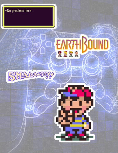 Earthbound retro video game - earthbound,