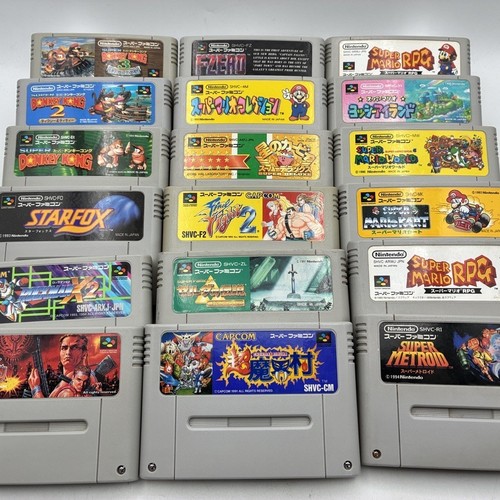 Super famicom games choose - super,